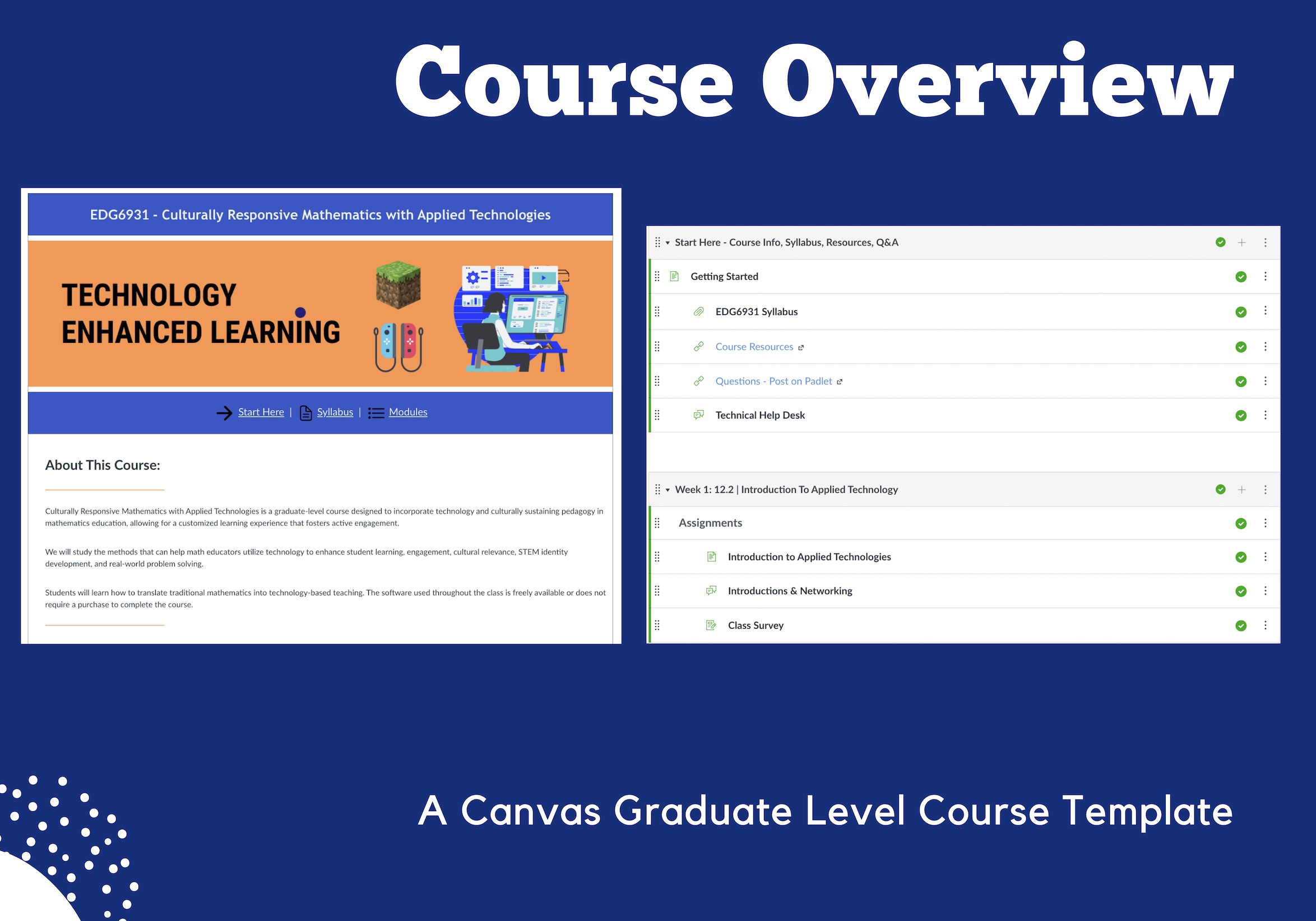 Canvas Course