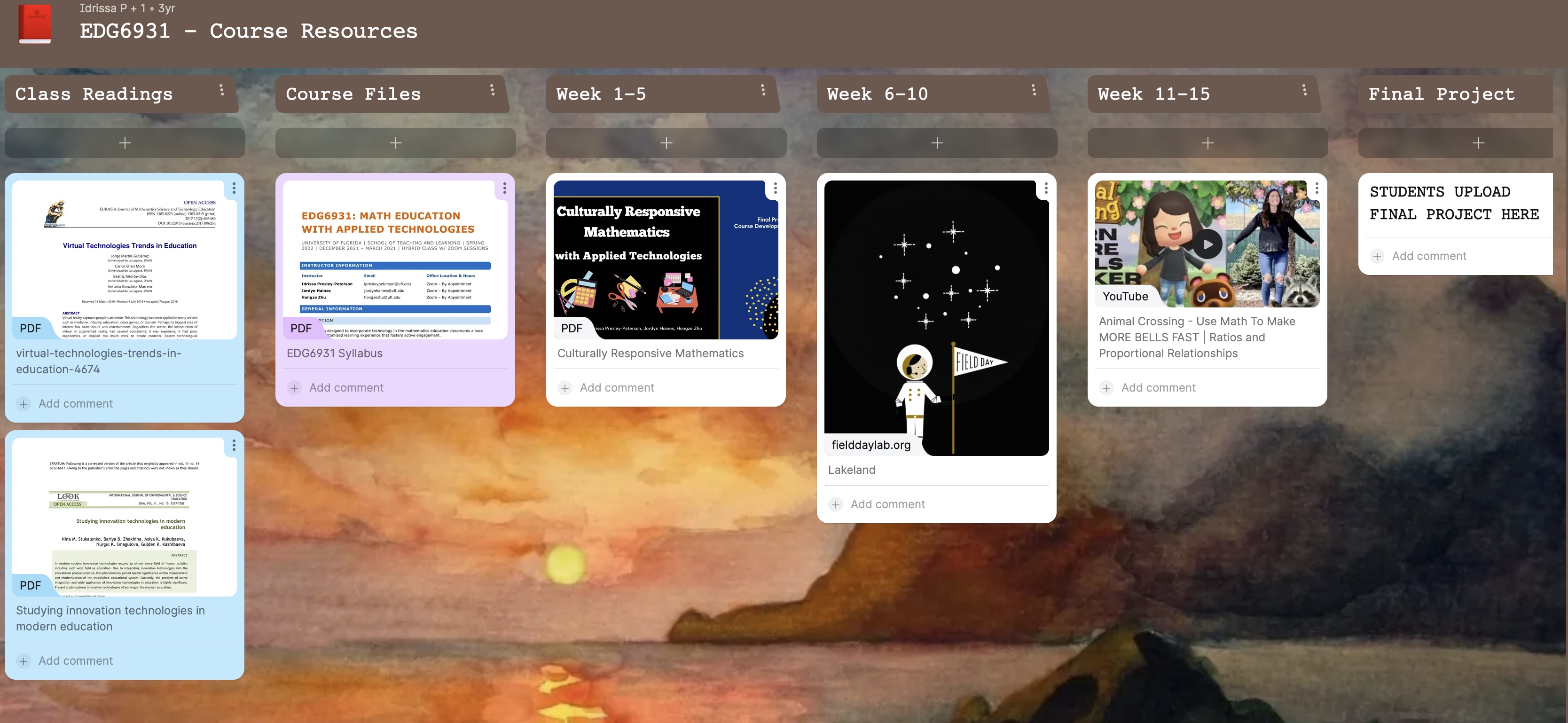 Universal Design for Learning Tools