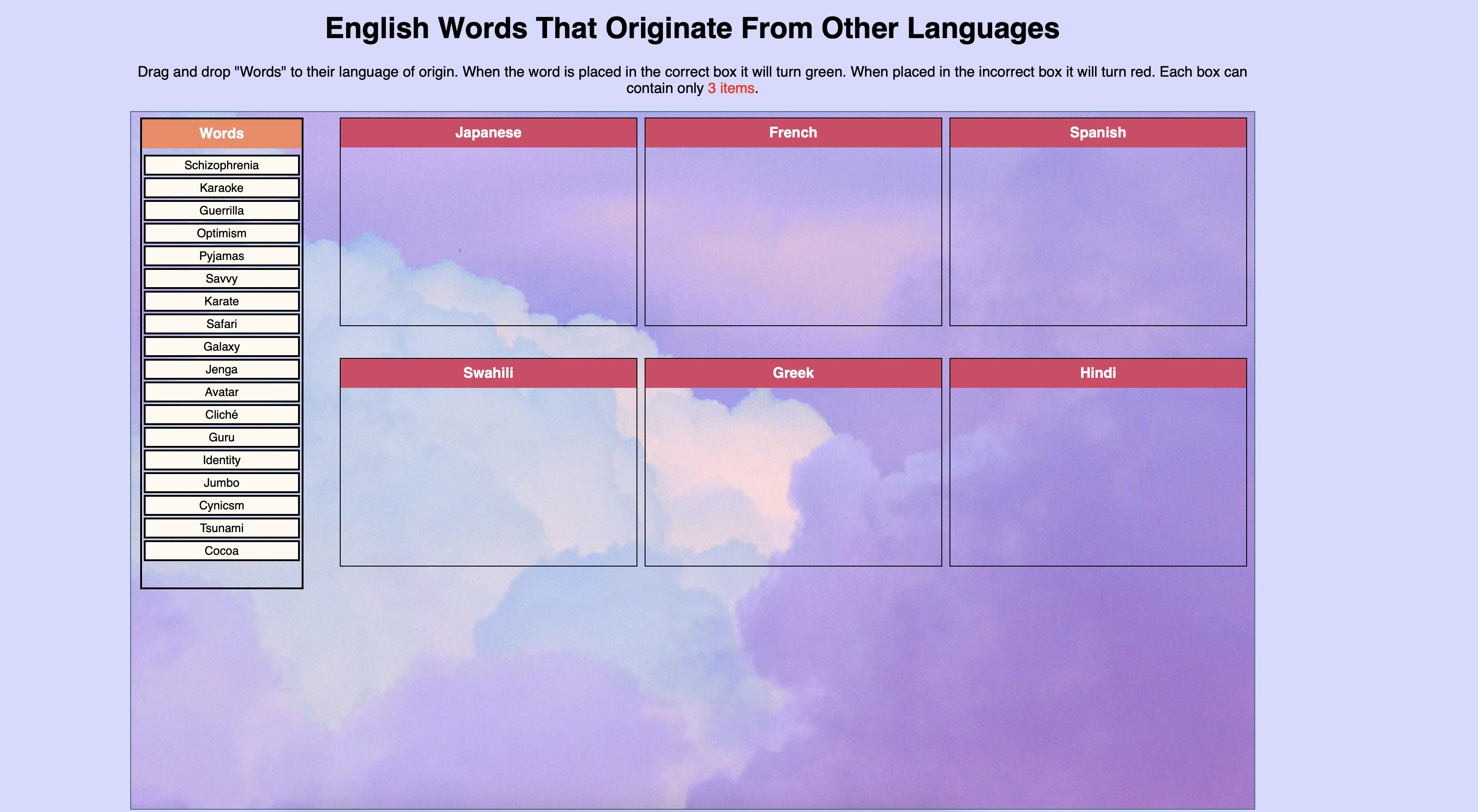 Word Origins
